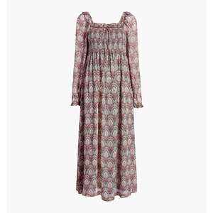Hill House Home The Scarlett Long Sleeve Nap Dress  - Sage Pinecone Size XSSage